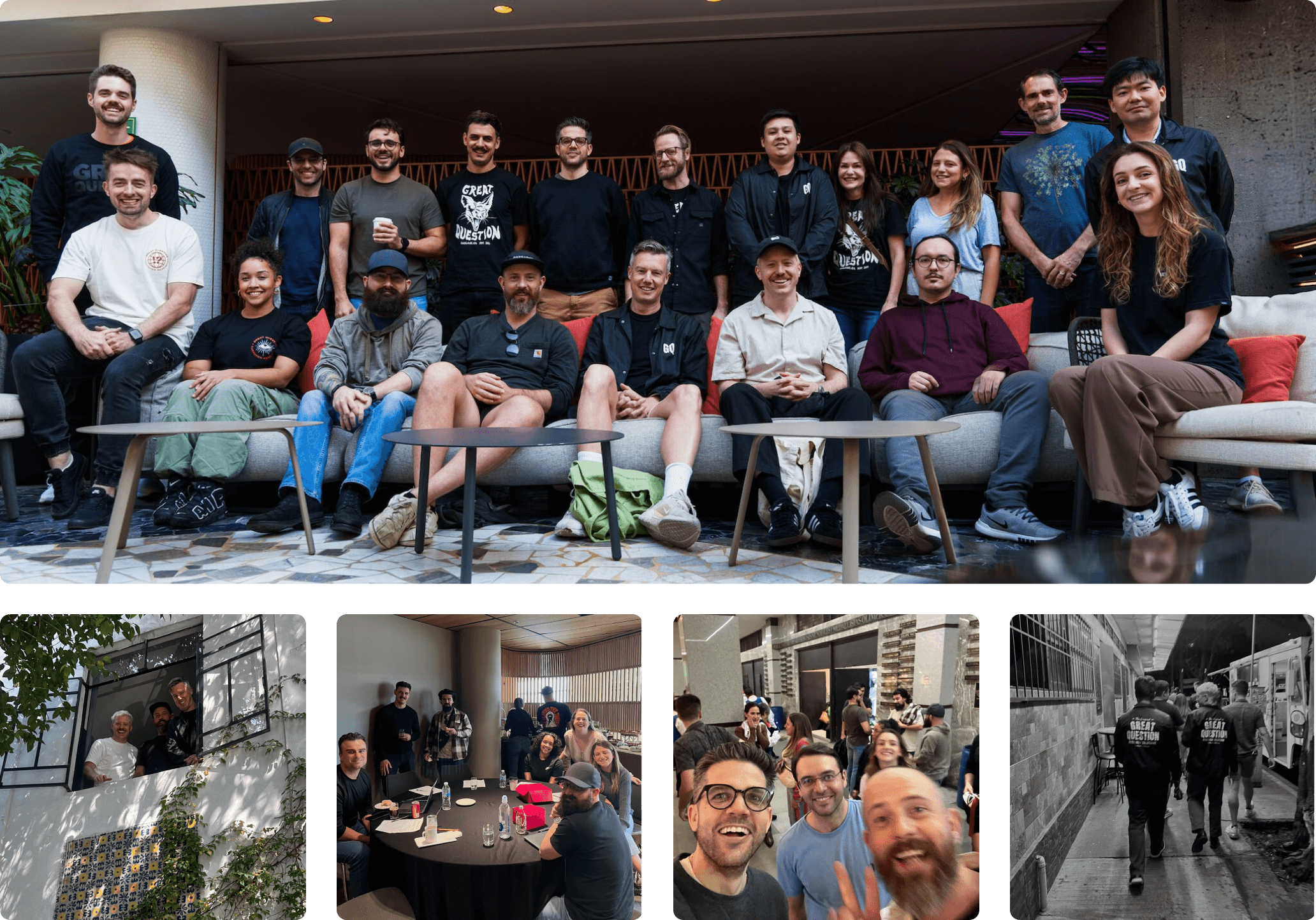 The Great Question team offsite in Mexico City.