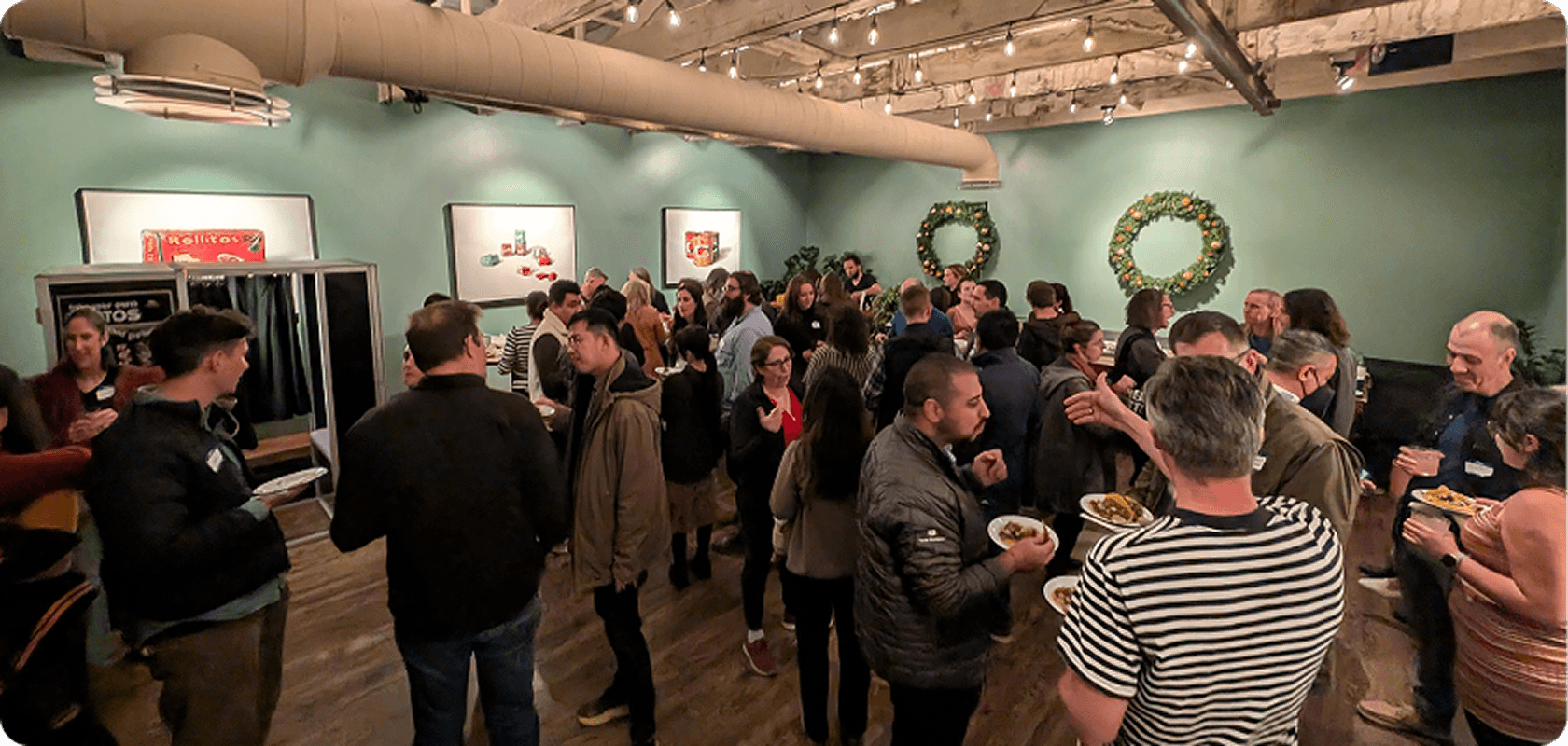 Great Question's annual holiday party in San Francisco.